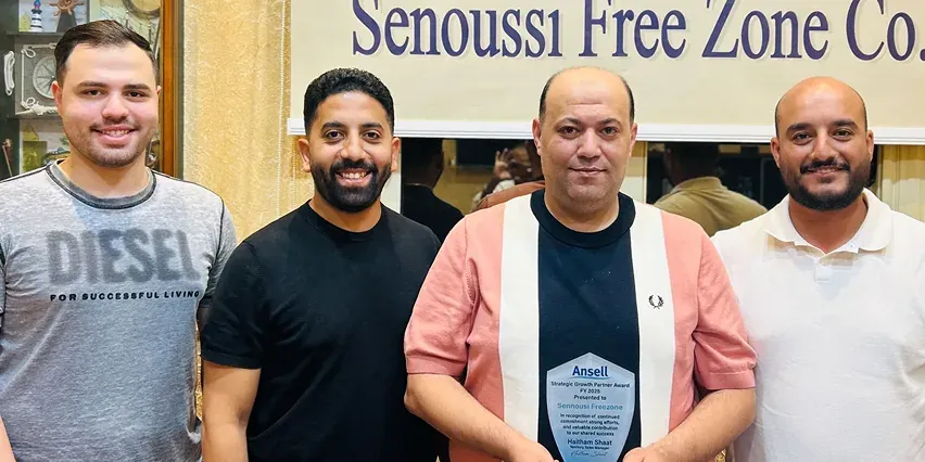 Senoussi Free Zone Co. Wins Ansell FY25 Strategic Partner Award
